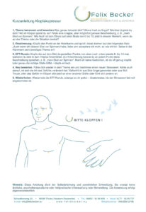 EFT Klopfakupressur Anleitung PDF – kostenloser Download